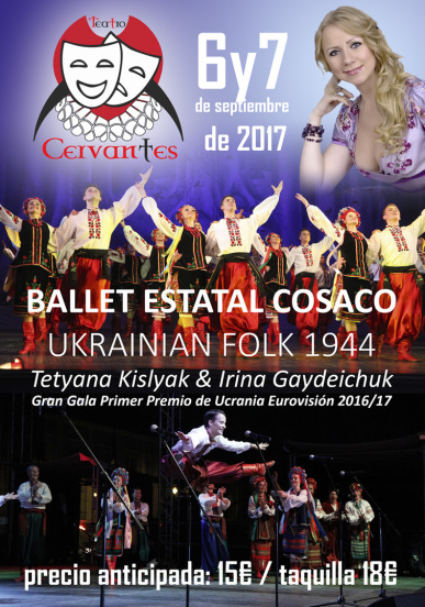 `Ballet Cosaco Ukranian Folk 1944´ en el Teatro Cervantes