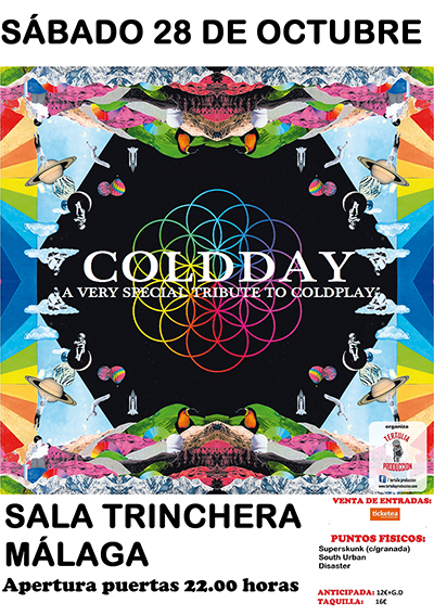 Concierto tributo a Coldplay en Sala La Trinchera de Málaga