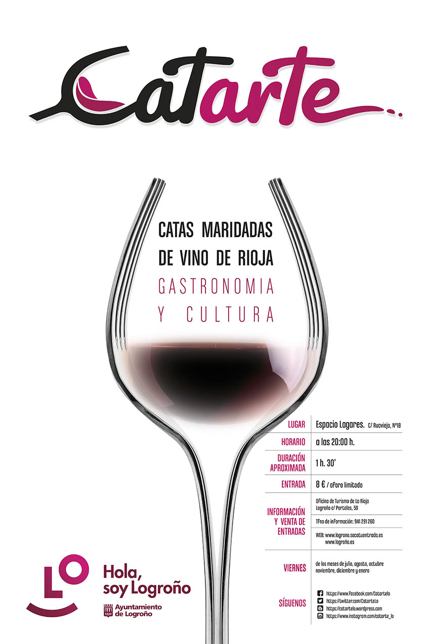 Catarte, catas maridadas de vino de Rioja, gastronomía y cultura
