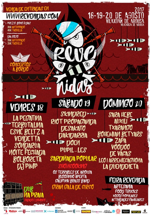 Festival Revenidas 2017 en Vilaxoán de Arousa