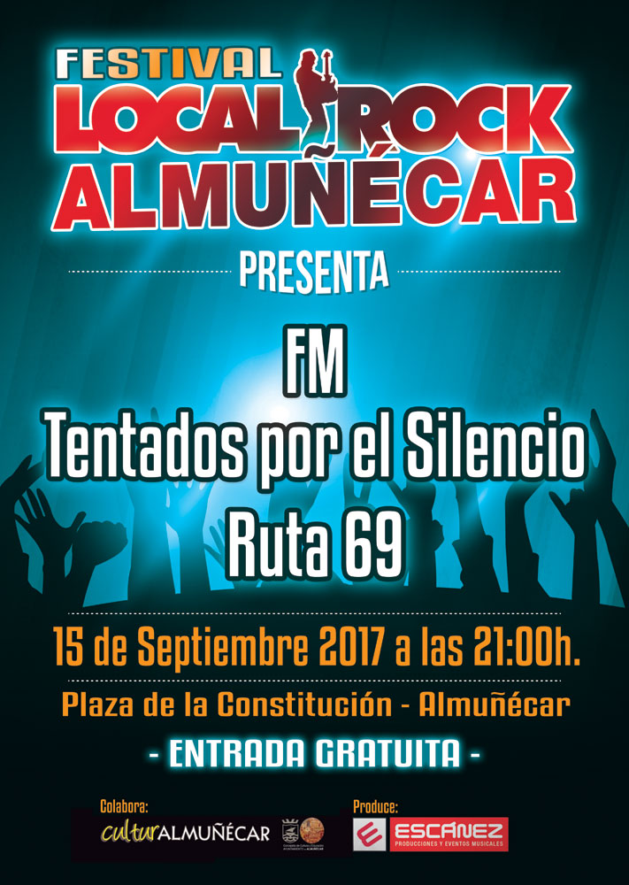 El 15 de septiembre se celebra el Festival Local Rock en Almuñécar