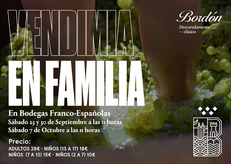 Vendimia en familia en Bodegas Franco Españolas