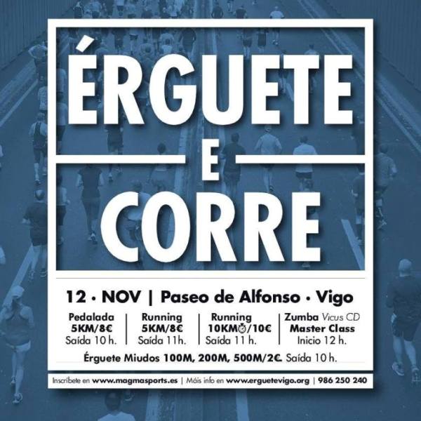 Érguete e Corre, carrera solidaria en Vigo