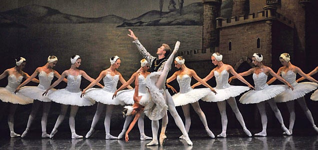 El lago de los cisnes del ballet de Moscú en el teatro Afundación de Vigo
