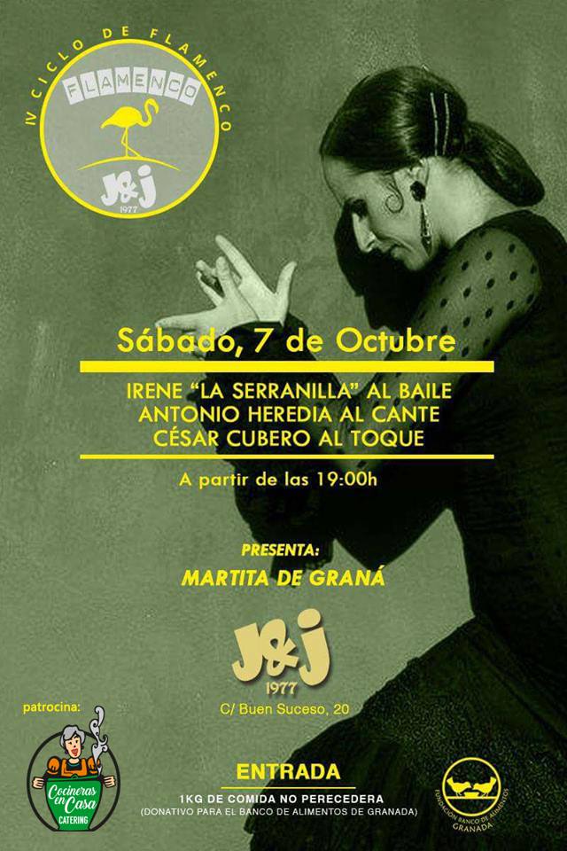 Llega el IV Ciclo Flamenco Solidario en la Taberna J&J