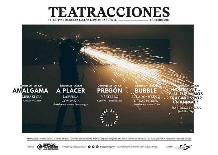 Teatracciones. 12º Festival de Nueva Escena de Espacio Tangente