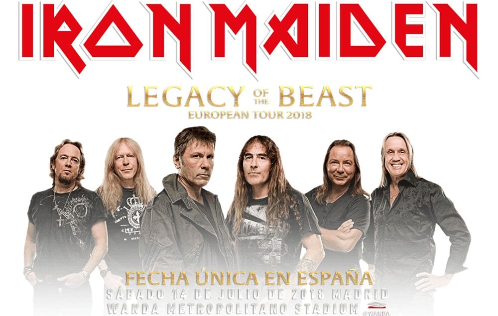 Iron Maiden en Madrid el 14 de julio