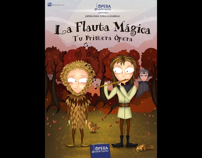 La flauta mágica, tu primera ópera. Espectáculo para niños en Santiago
