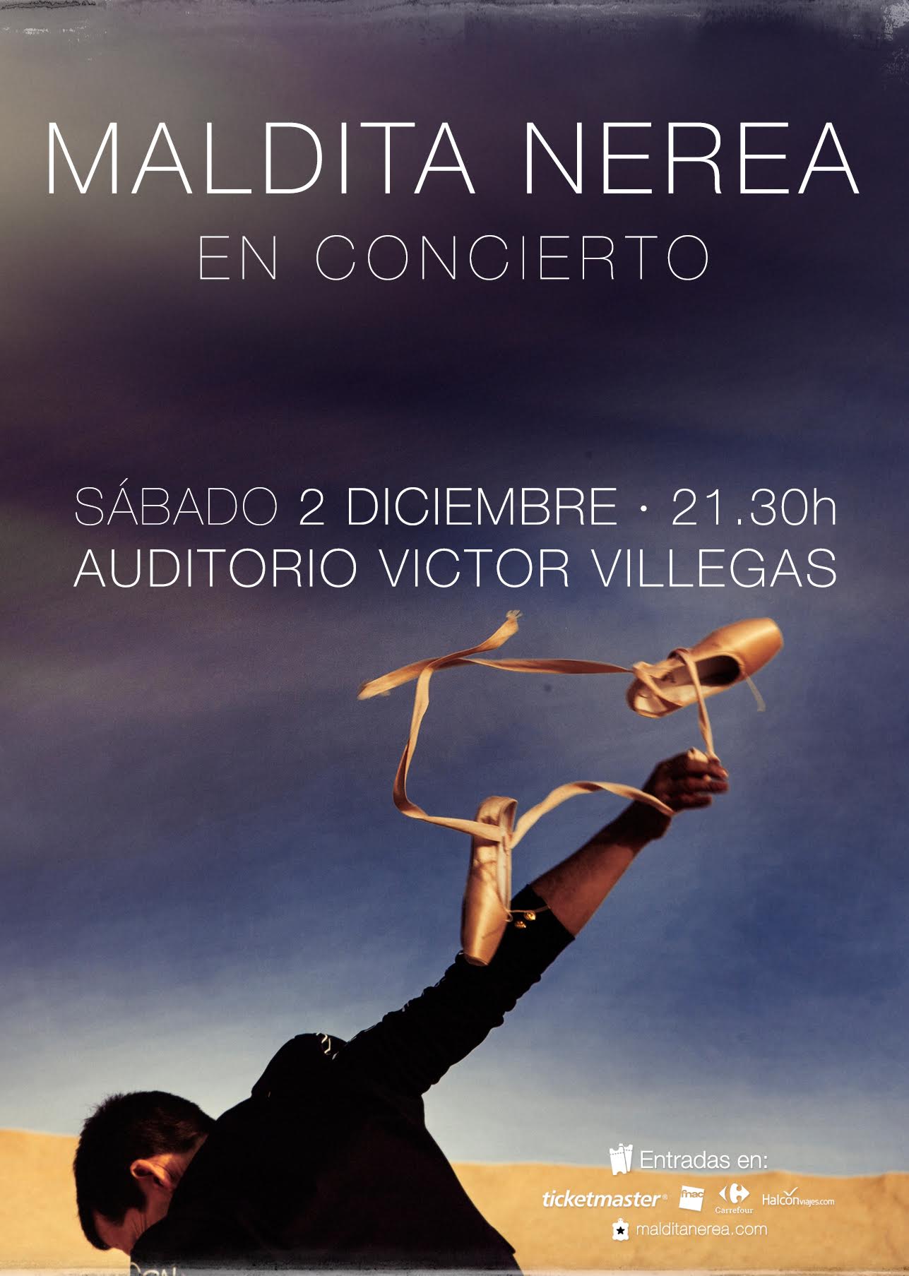 Maldita Nerea en concierto en el Auditorio Víctor Villegas