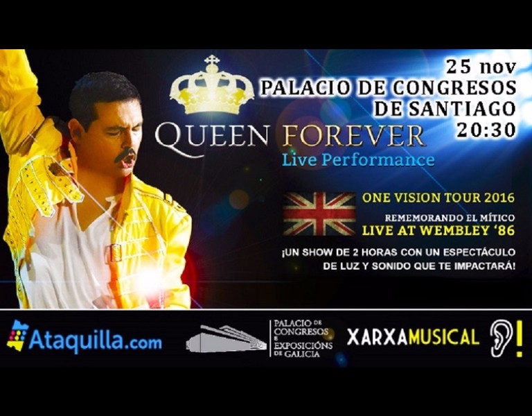 Queen forever, concierto en Santiago de Compostela