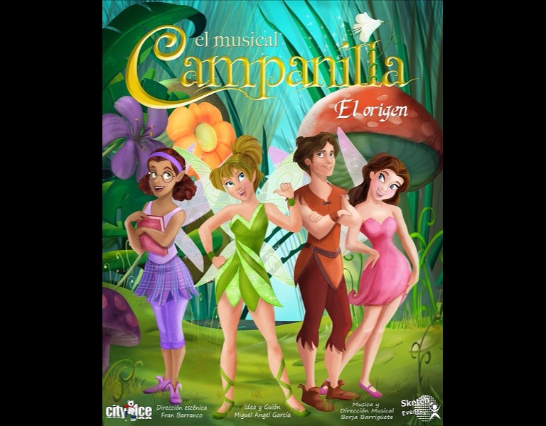 Campanilla, el origen, musical en el teatro Afundación de Vigo