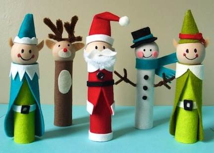 Taller de manualidades navideñas para niños en Rañolas café de Gondomar