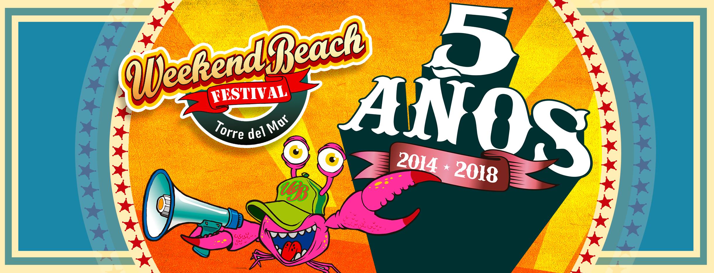 Abonos y entradas WEEKEND BEACH FESTIVAL TORRE DEL MAR 2018 (Málaga)