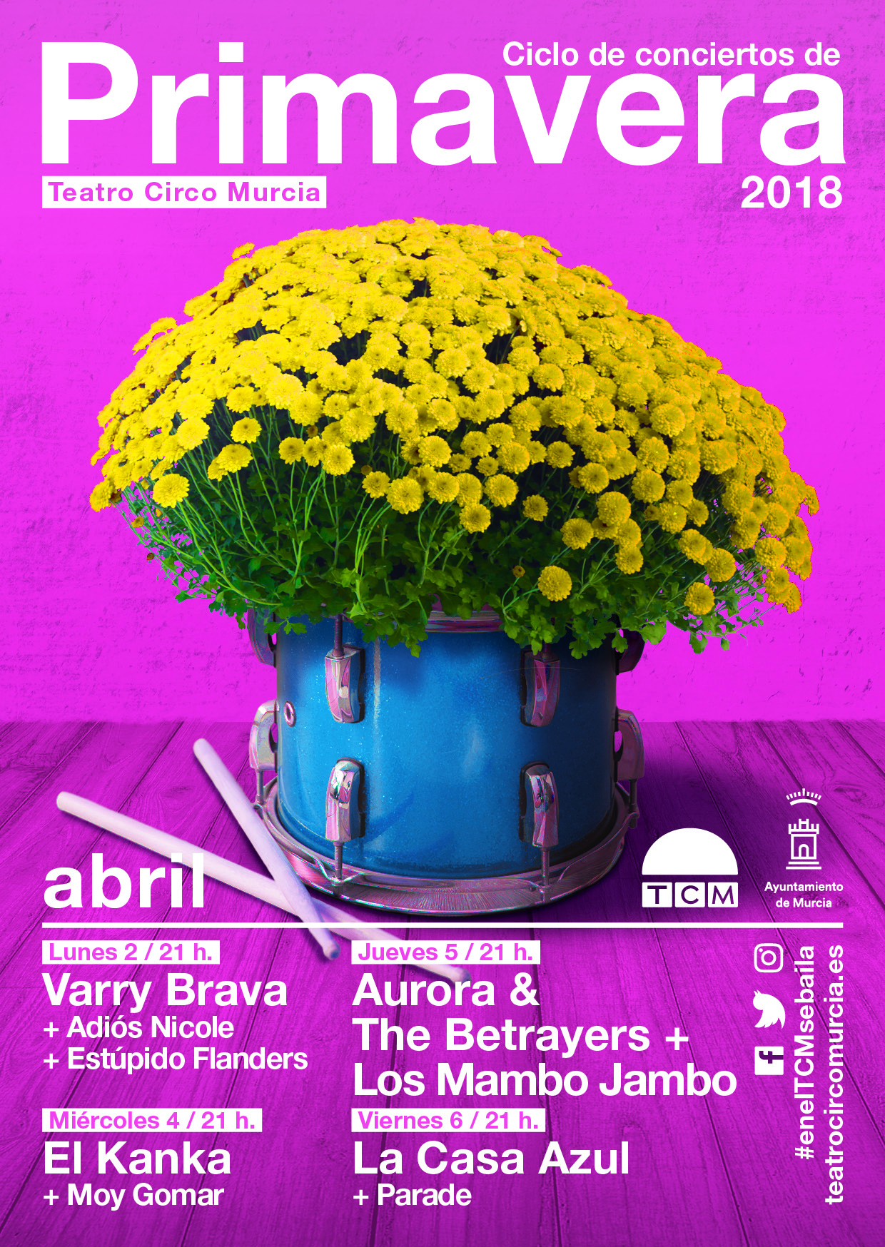 Conciertos de Primavera en el Teatro Circo de Murcia