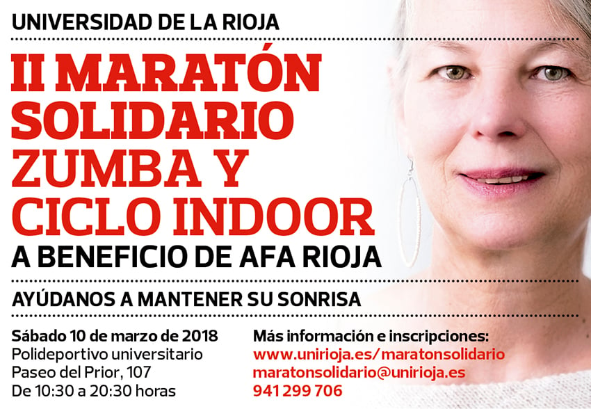 II Maratón solidario de zumba y ciclo indoor de la UR