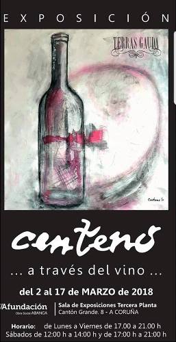Centeno…. a través del vino, exposición en la sede Afundación de A Coruña