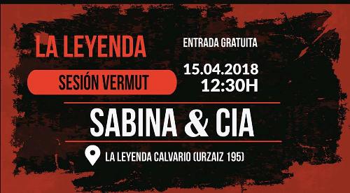 Sabina y Cía. concierto en la sesión vermout de la Leyenda- Calvario de Vigo
