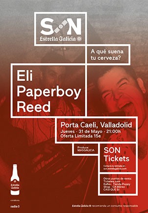 `Eli Paperboy Reed´en la Sala Porta Caeli Global Music