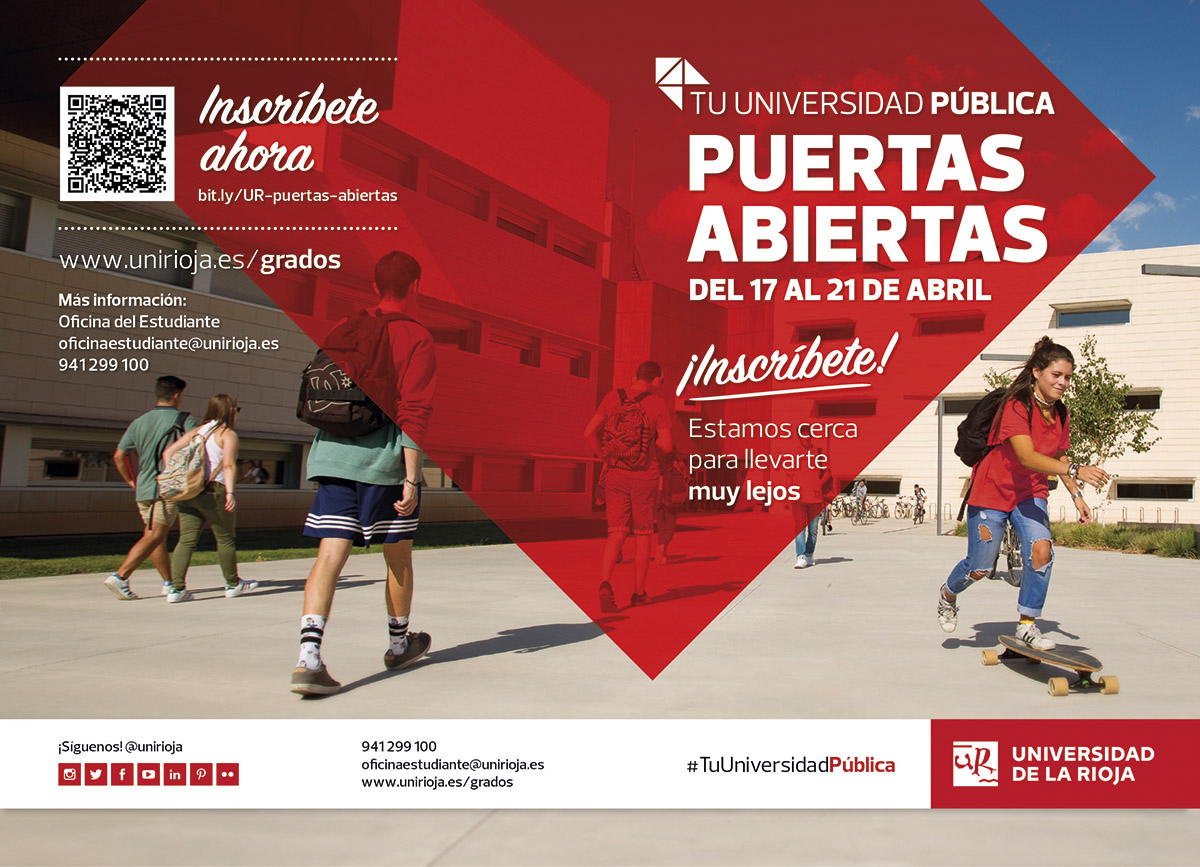 Jornadas de puertas abiertas en la Universidad de La Rioja