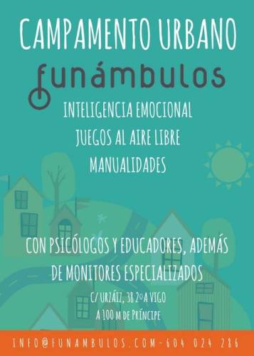 Campamento urbano para niños en Funámbulos de Vigo