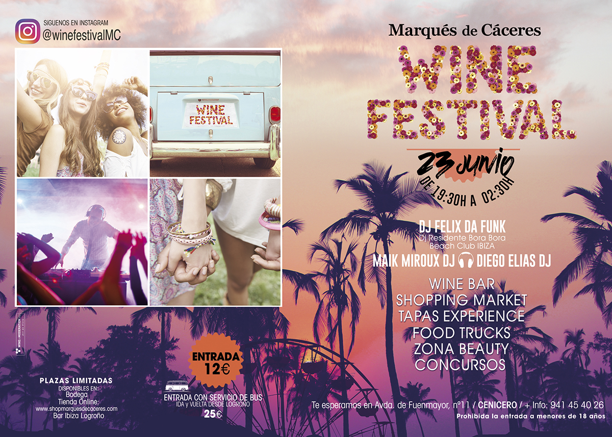 Nueva edición del Wine Festival en Marqués de Cáceres