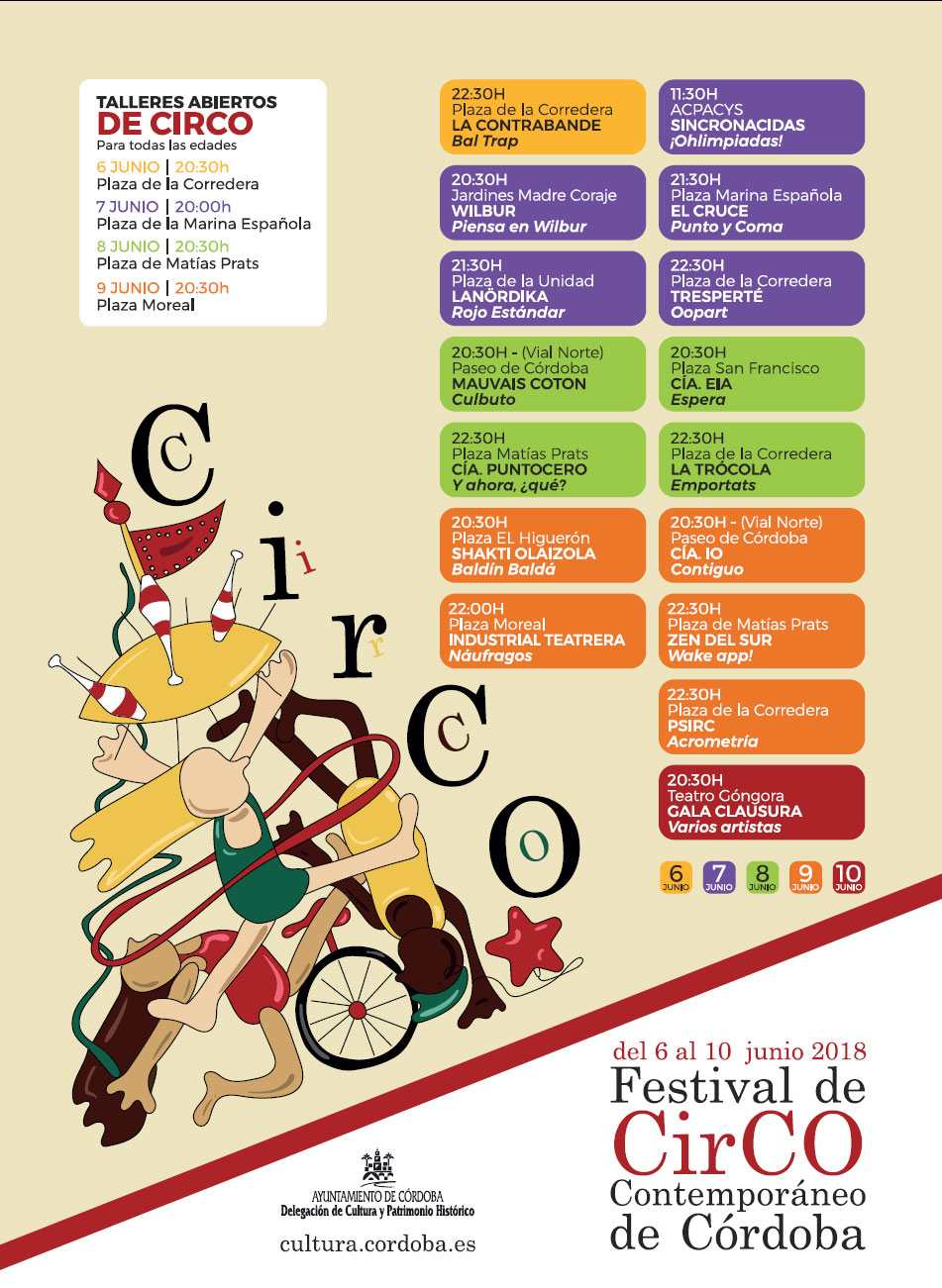CirCO, III Festival de Circo Contemporáneo de Córdoba, del 6 al 10 de Junio