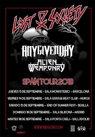 `LOST SOCIETY + Any Given Day + ALIEN WEAPONDRY