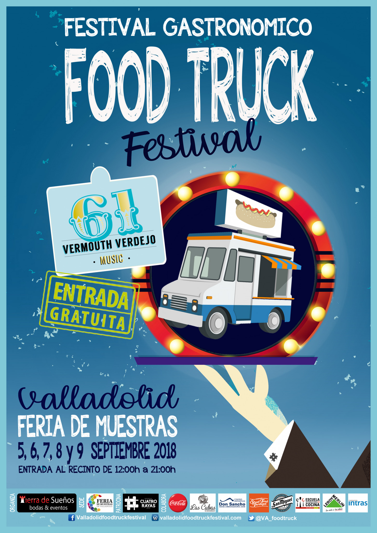 `Valladolid Food Truck Festival´ en el patio central de la Feria de Muestras del 5 al 9 de septiembre