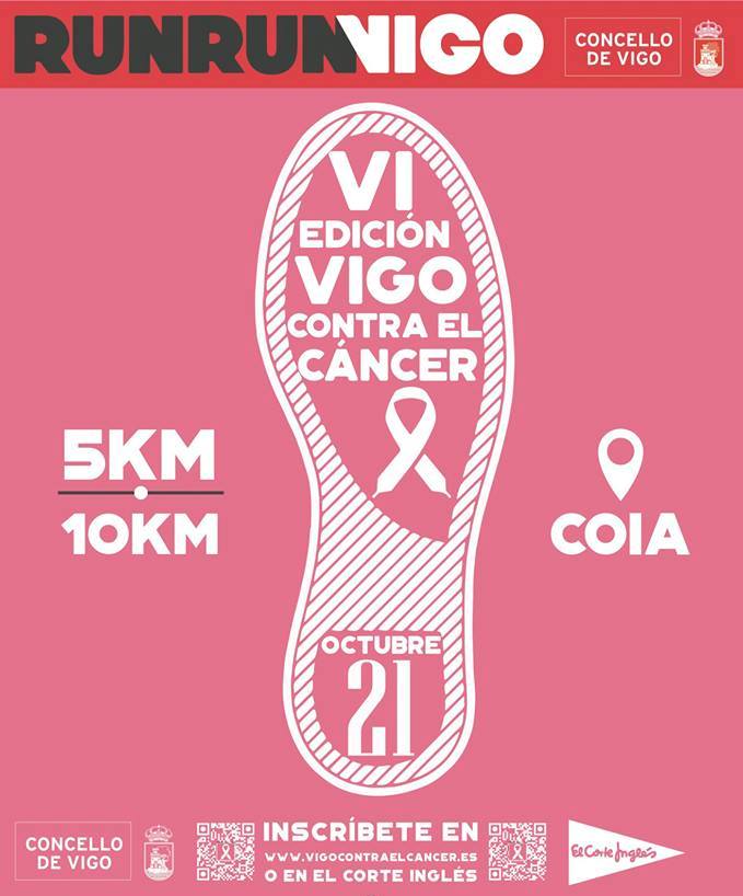 Sexta edición de la carrera solidaria Vigo contra el cáncer