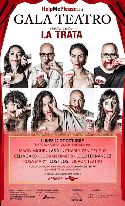 Gala Help Me Please para luchar contra la trata el 22 de octubre en Teatro Alhambra
