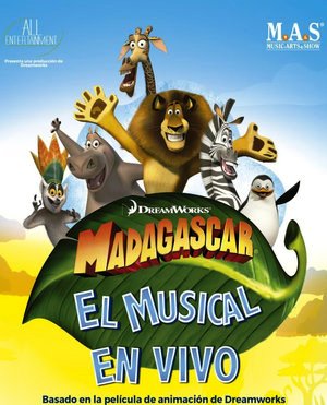 `Madagascar, el musical´ en el Teatro Carrión