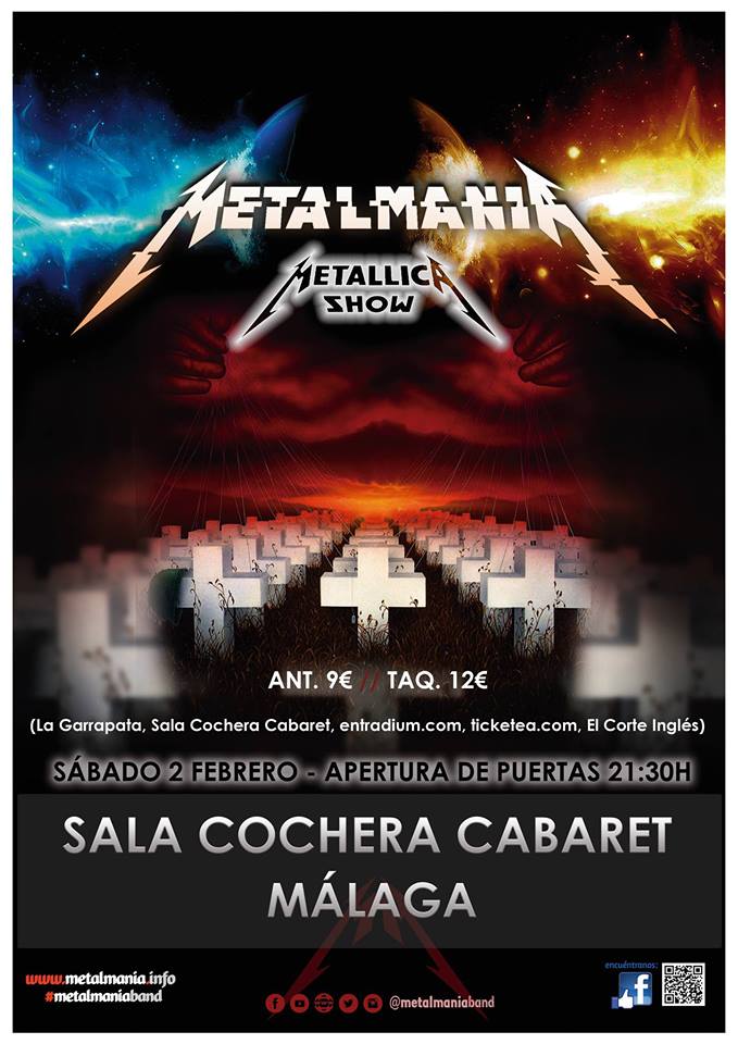 Metalmania rinde tributo a Metallica en La Cochera Cabaret