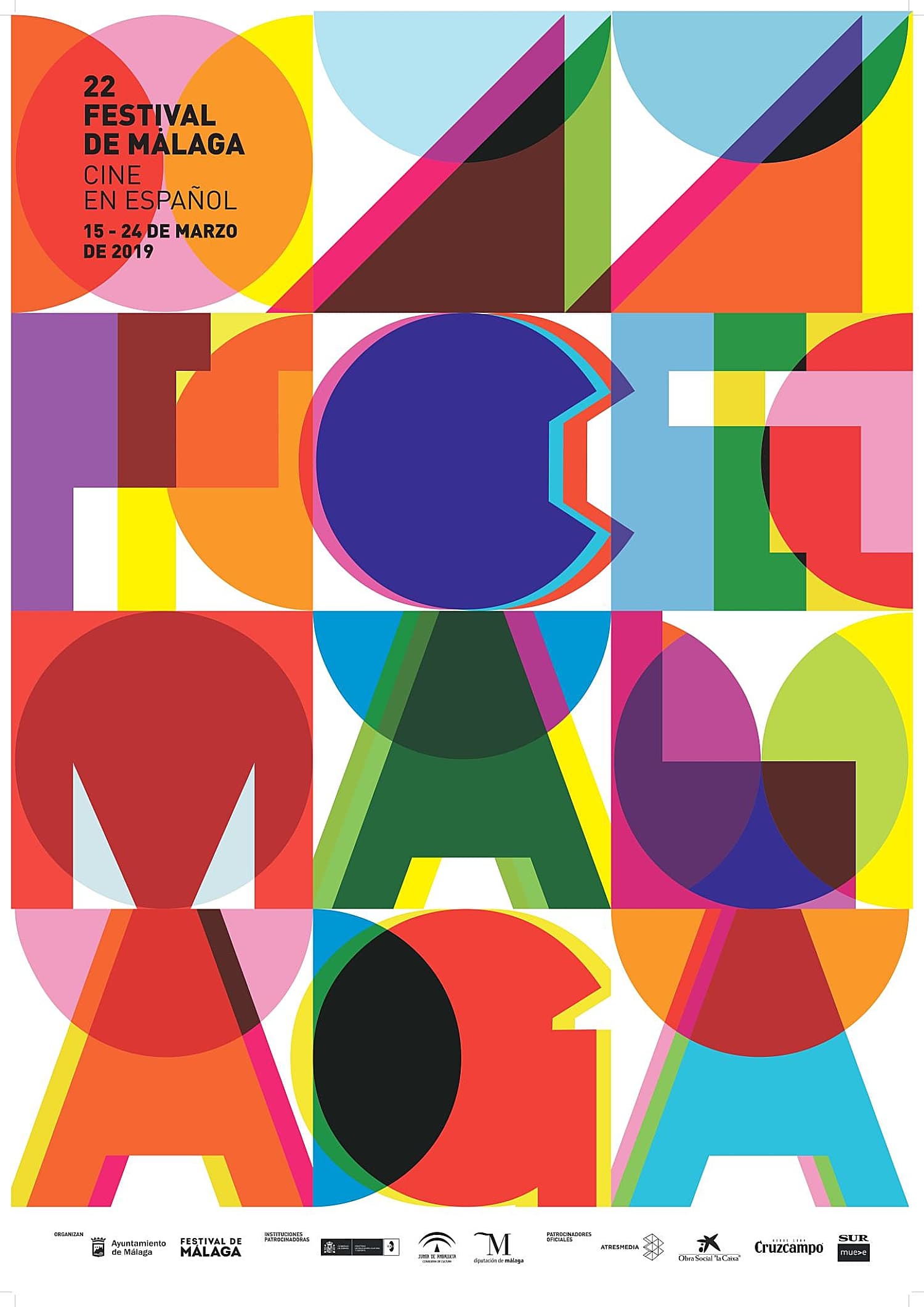 Ya hay cartel para la 22 edición del Festival de cine de Málaga