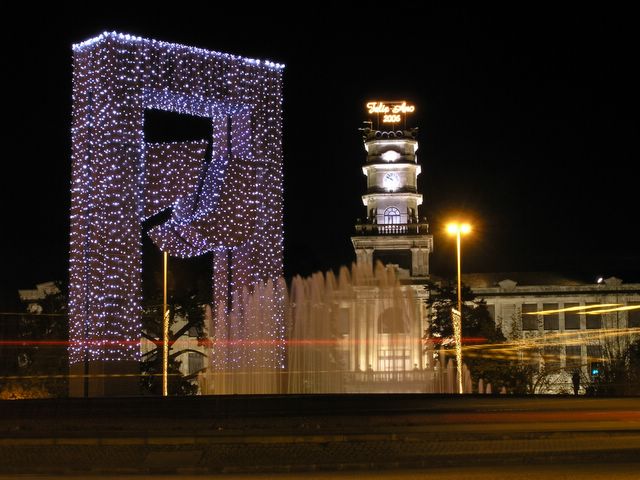 Fiesta fin de año en la plaza das Travesas de Vigo