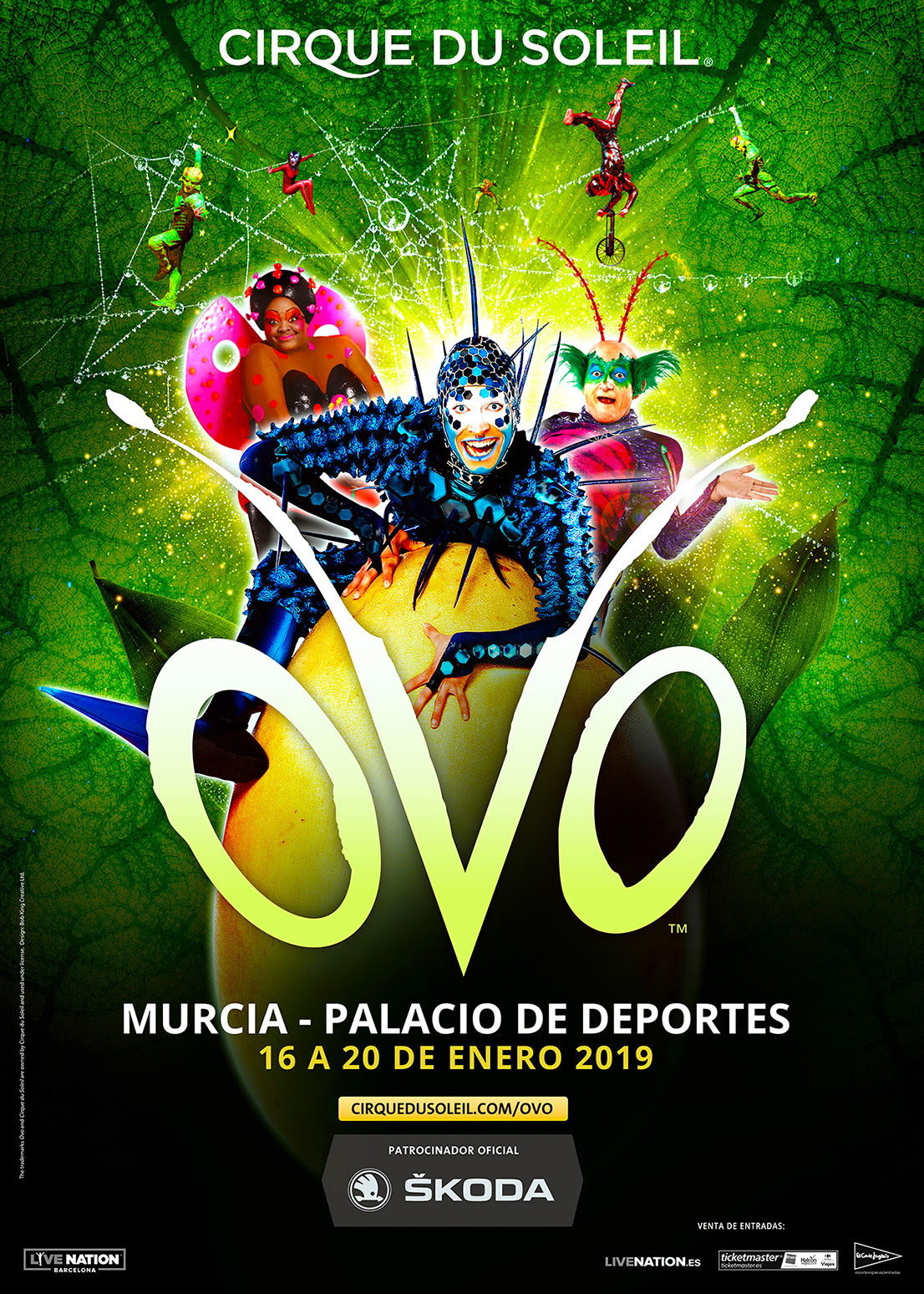 OVO de Cirque du Soleil llega a Murcia en 2019