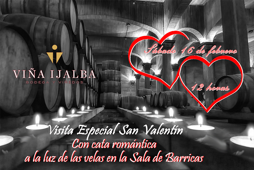 Celebra San Valentín en Bodegas Viña Ijalba