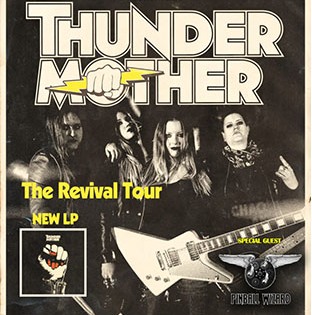 La banda sueca de Rock N’ Roll Thundermother