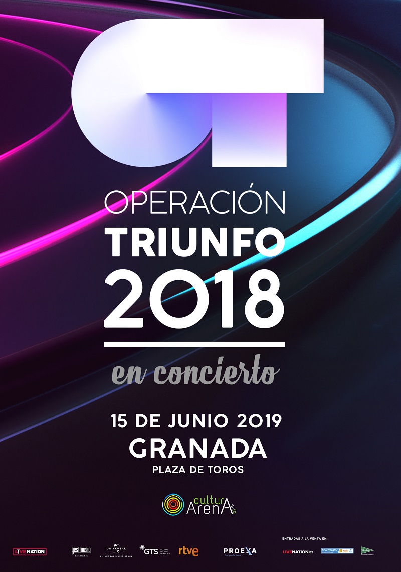OT18 Operación Triunfo llega a la Plaza de Toros de Granada en Junio