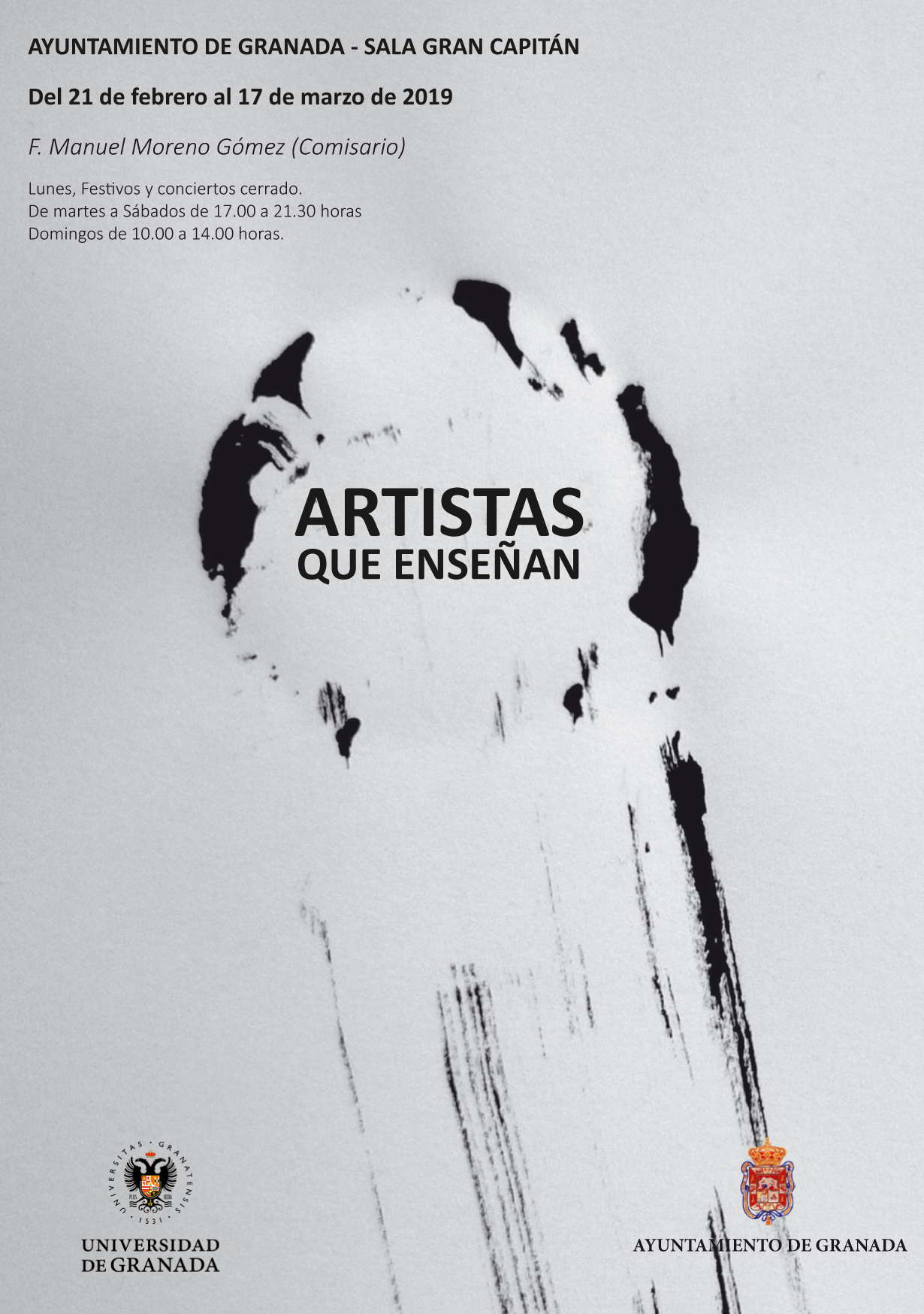 Exposición Artistas que enseñan en la Sala de Exposiciones Gran Capitán Granada