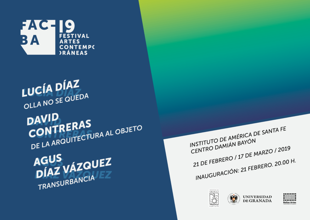 Exposición de Lucía Díaz, David Contreras y Agus Díaz Vázquez en el Instituto de América de Santa Fe