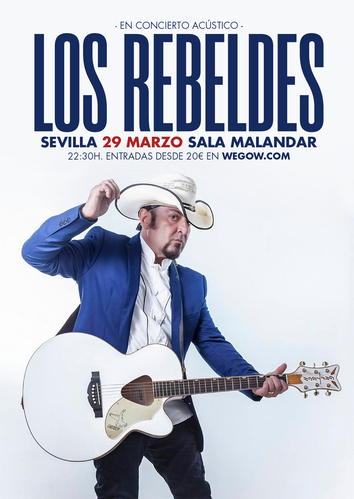 Los Rebeldes en concierto acústico en Sala Malandar de Sevilla