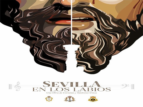 Sevilla en los labios, cornetas y tambores en el Palacio de Congresos de Granada.