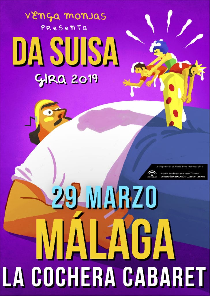Venga Monjas presenta «Da Suisa» en La Cochera Cabaret – Humor Málaga