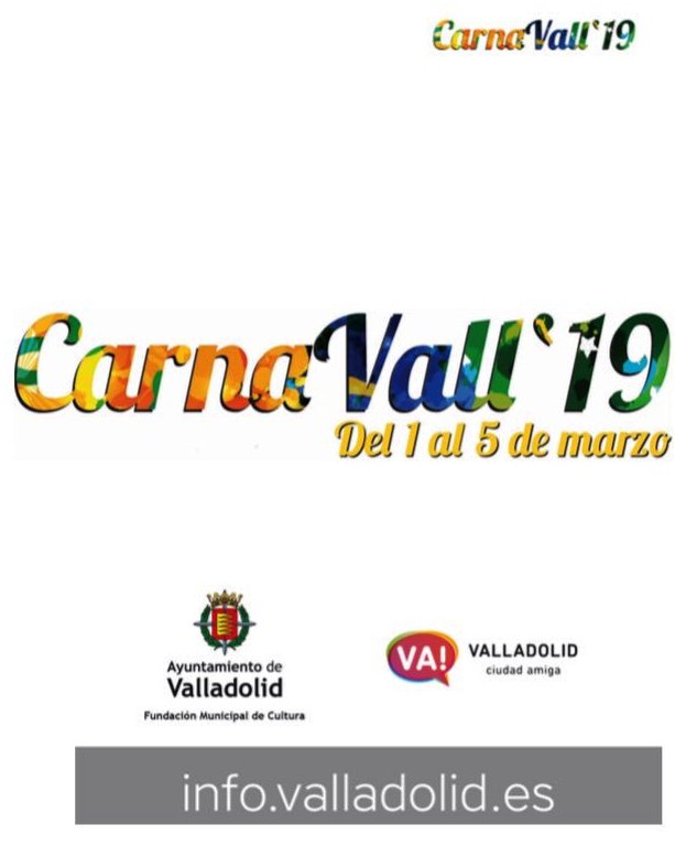 Programa Carnaval Valladolid 2019