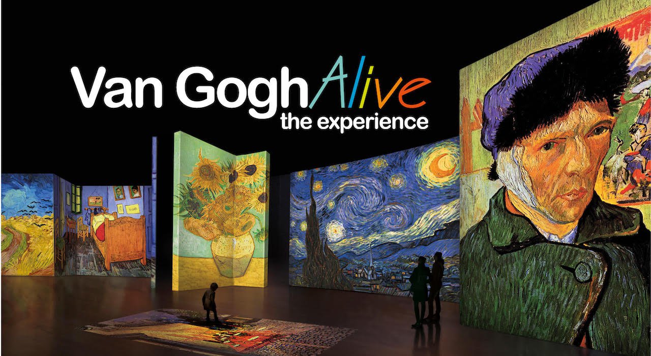 Exposición Van Gogh Alive The Experience en el Puerto de Málaga