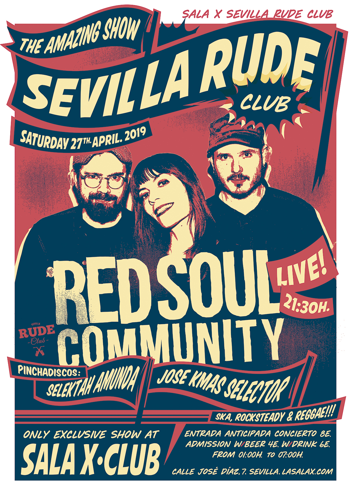 Soul Red Community con Sevilla Rude Club en Sala X de Sevilla