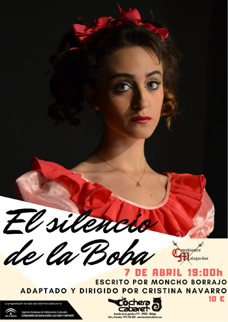 Teatro en La Cochera Cabaret de Málaga con la comedia El Silencio de la Boba