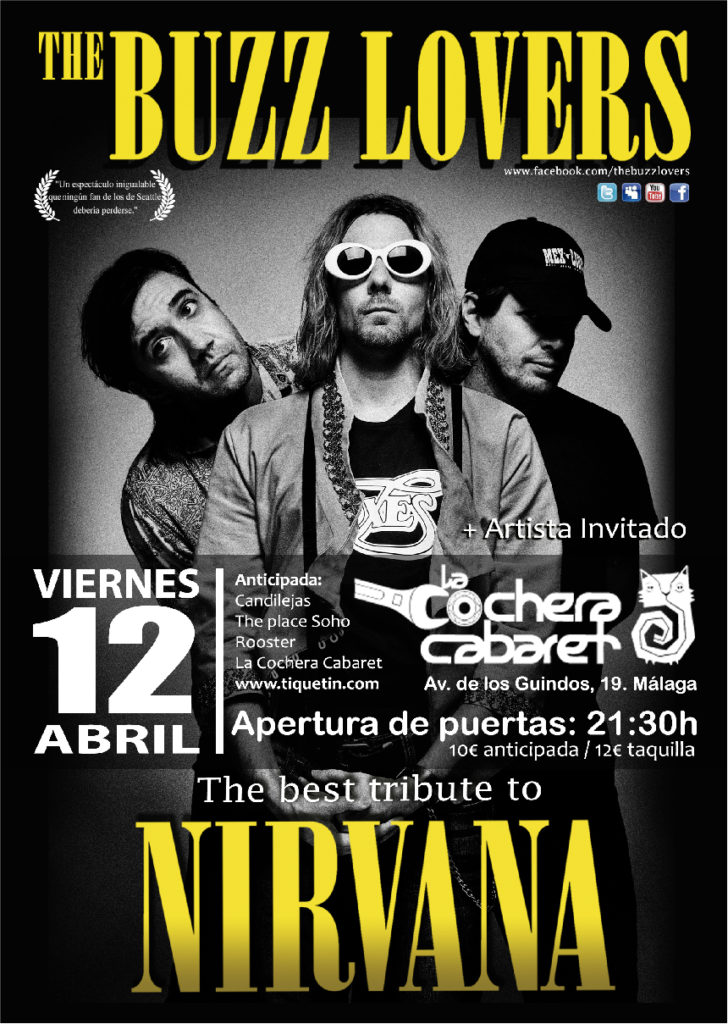 The Buzz Lovers rinden tributo a Nirvana en La Cochera Cabaret de Málaga