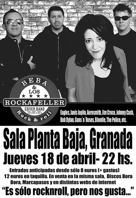 Beba & Los Rockafeller llegan al Planta Baja en abril