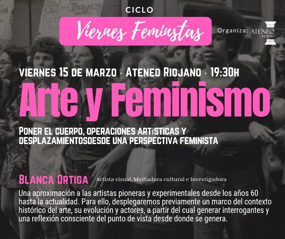 Ciclo Viernes Feministas en el Ateneo Riojano
